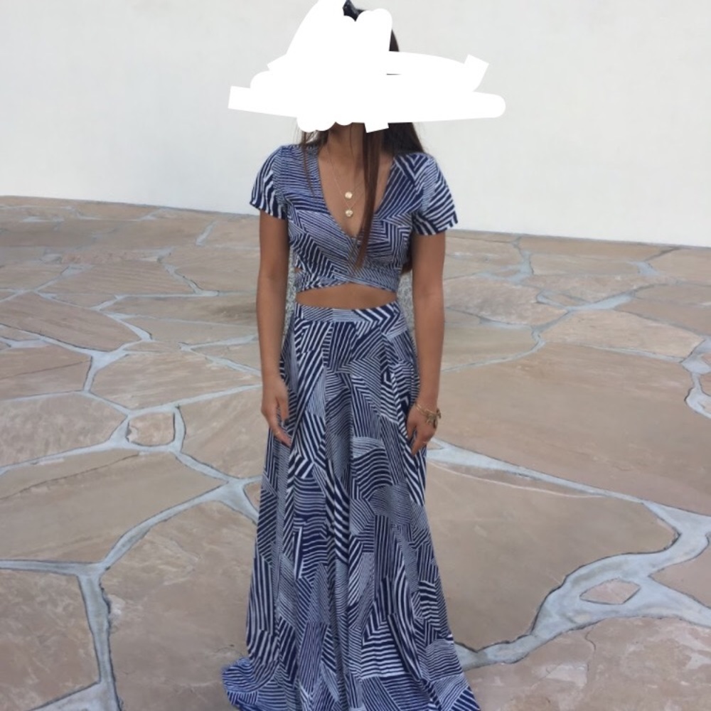 Lulus 2 piece maxi